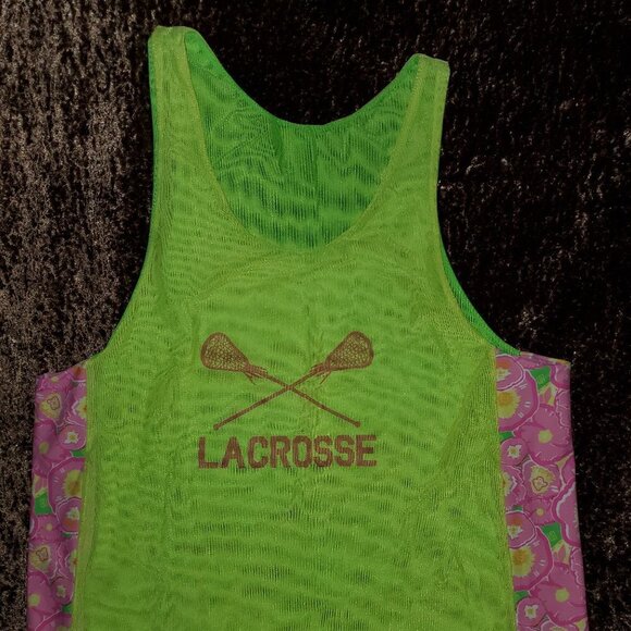 LaCrosse Tops - Lacrosse Sleeveless Shirt Neon ~~~~~EUC